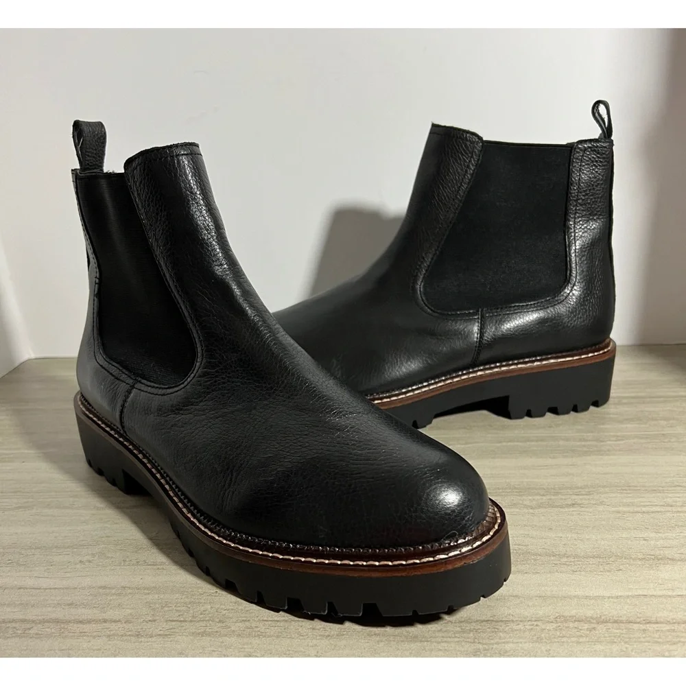 *NEW Caslon Miller chelsea boots black pull on Size 13